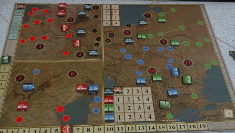100 anos da Grande Guerra, a 1a. Guerra Mundial! The First World War Board  Game – Sorte no Jogo!
